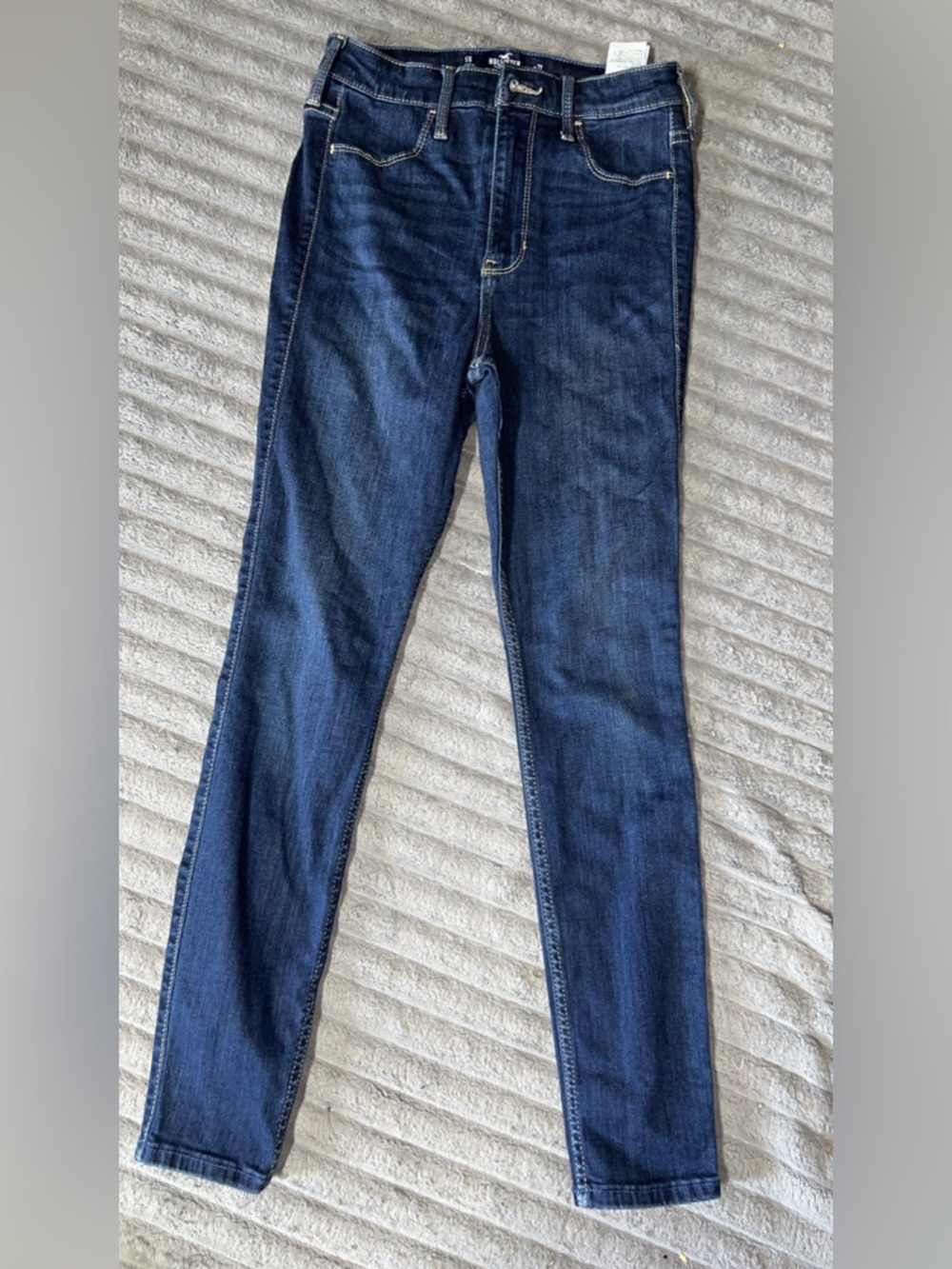 Hollister Women's Dark Indigo Skinny Jeans